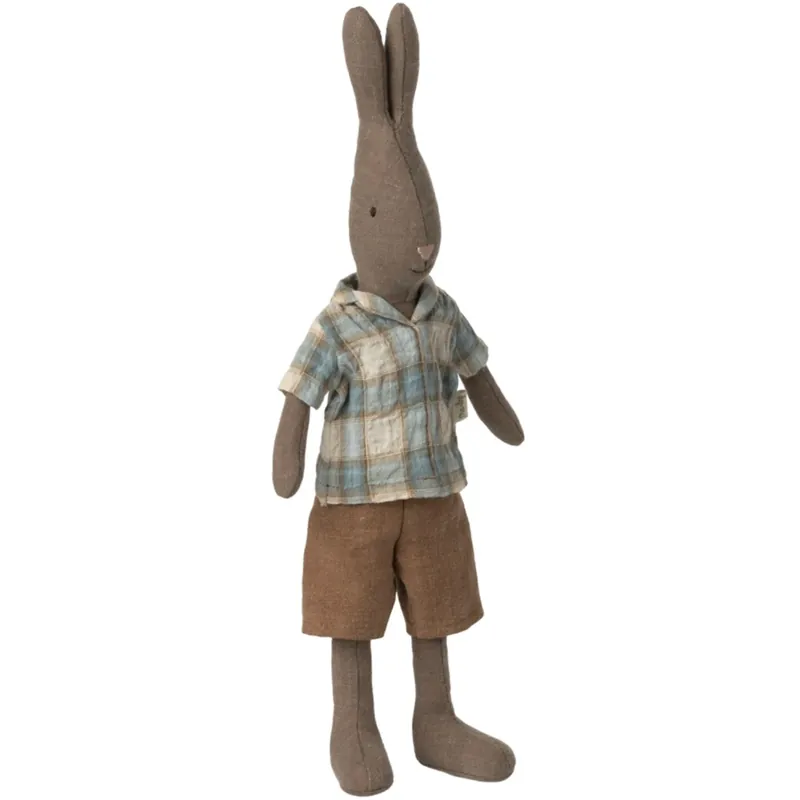 Trygg betalning Maileg Rabbit Size 2, Brown - Skjorta Och Shorts