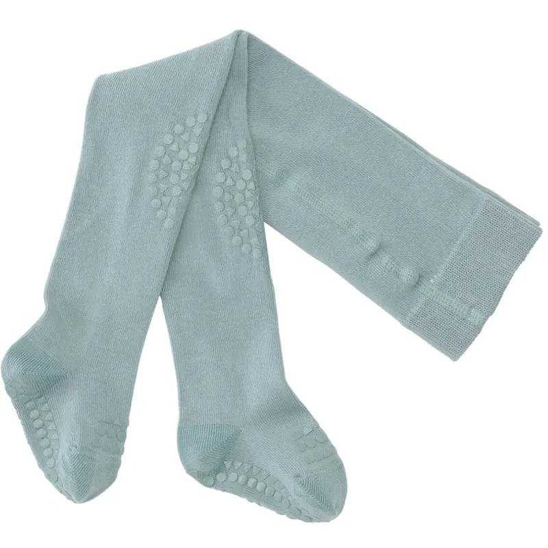 prisnedsättning Gobabygo Dusty Blue Crawling Strumpbyxar Organic Bomull