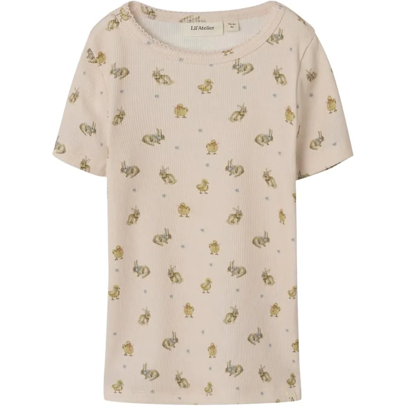 Beställ nu Lil‘Atelier Morganite Flavo Kis Slim T-Shirt