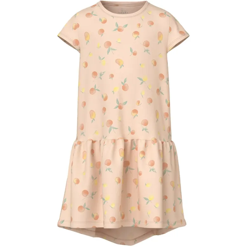 Outlet Name It Sun Kiss Peach Lemon Vigga Capsl Klänning