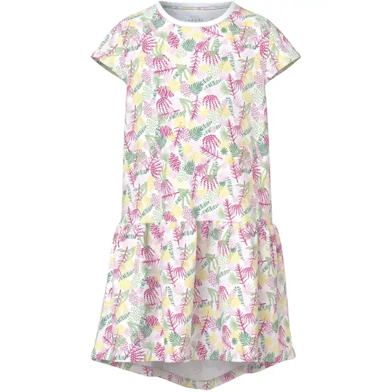 Name It Bright White Tropic Vigga Capsl Klänning Rea