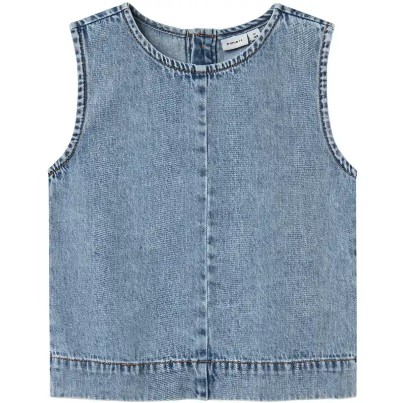 Name It Medium Blue Denim Amelia Denim Topp Premium