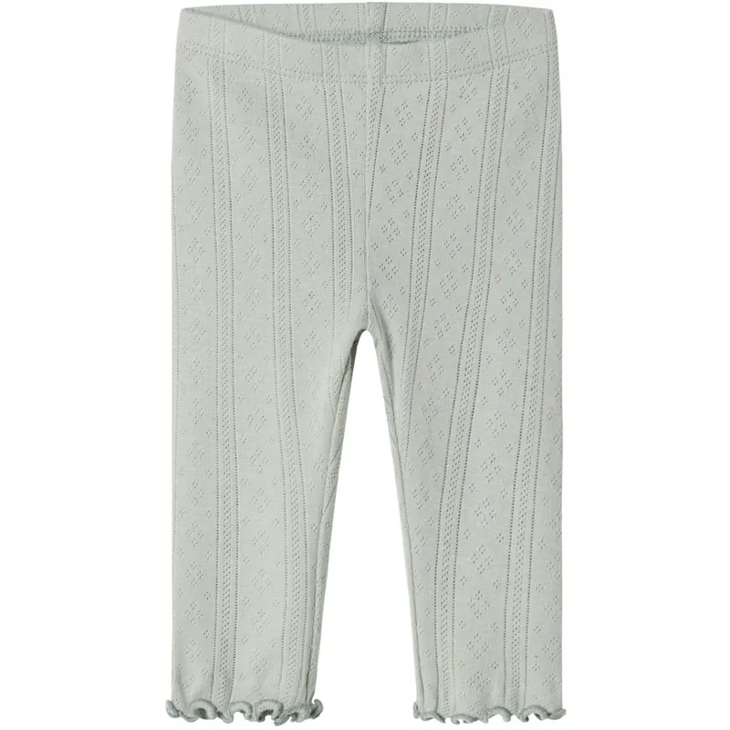 Köp online Name It Aqua Gray Jsilke Leggings
