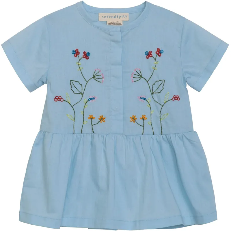 Serendipity Horizon Baby Embroidery Klänning Snabb leverans