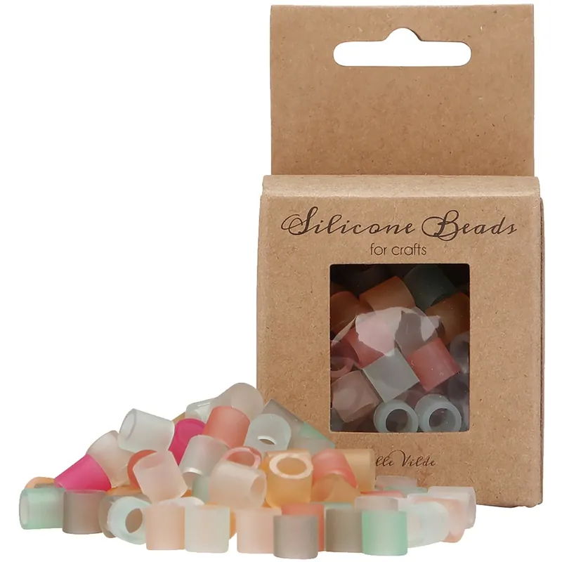 By Lille Vilde Mix Color Silicone Pärlor 100pcs Outlet