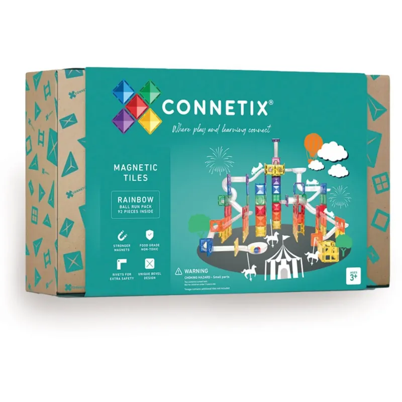 Endast idag Connetix Rainbow Boll Run Pack 92 Styks