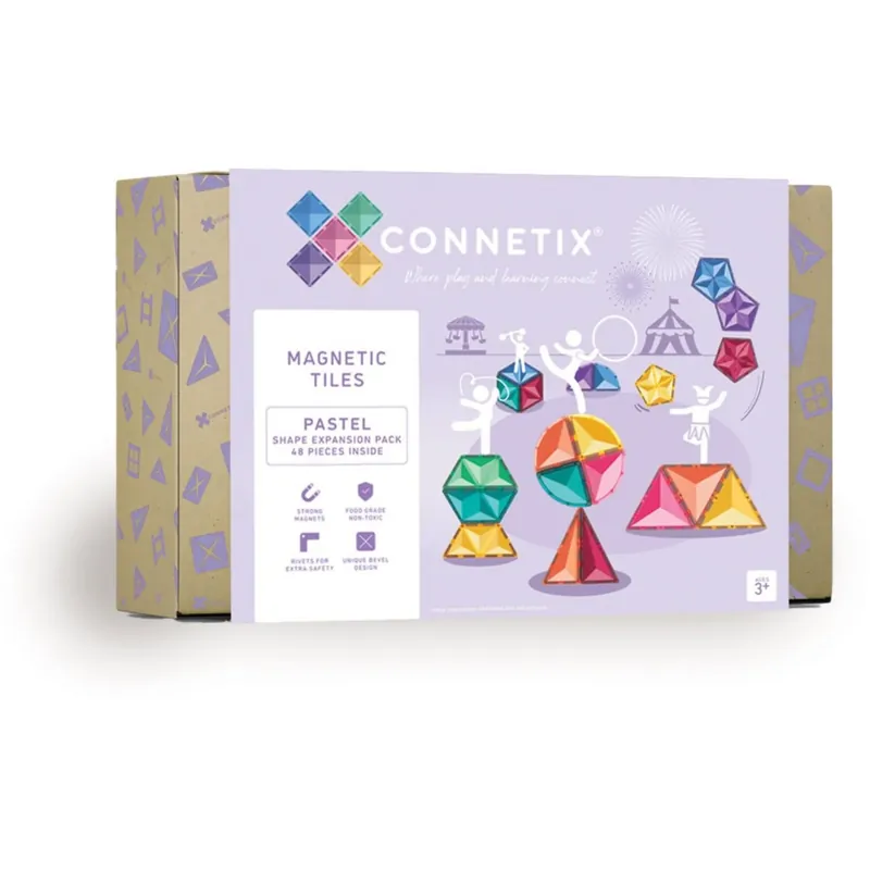 Bästa pris Connetix Pastel Shape Expansion Pack 48 Styks