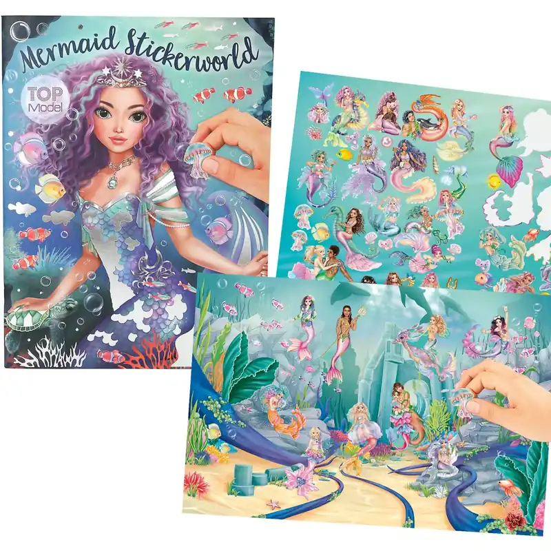 TOPModel Mermaid Metallic Stickerworld Expressleverans