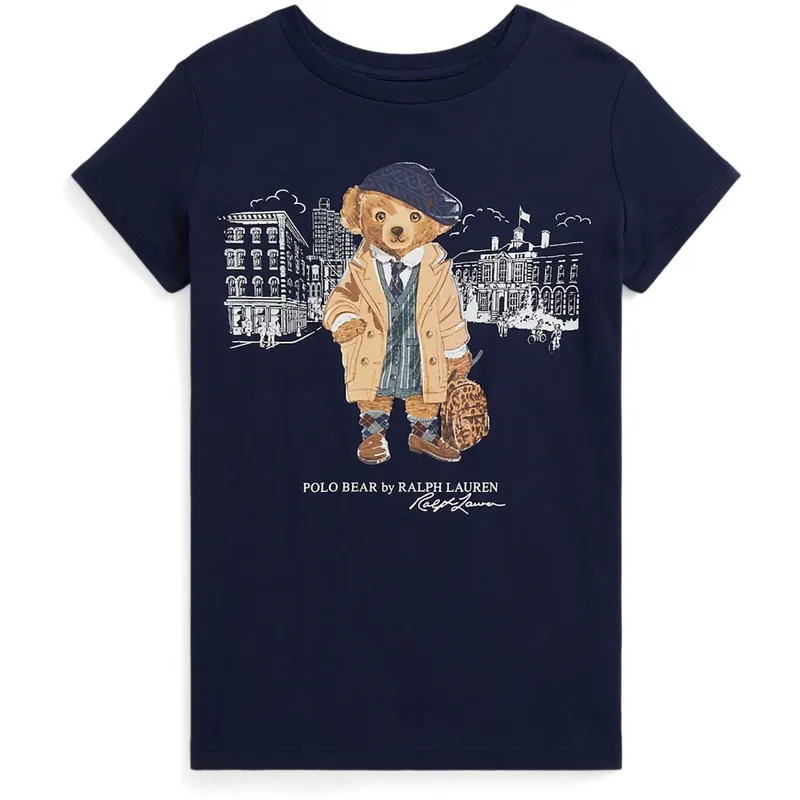 Polo Ralph Lauren Refined Navy Girl T-Shirt Fynd