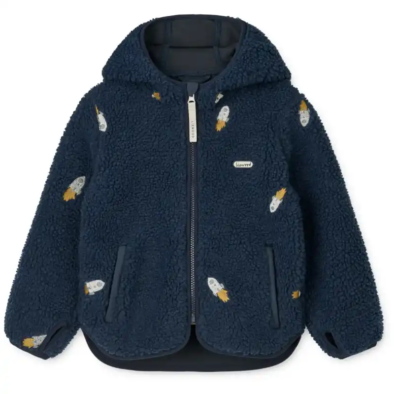 LIEWOOD Rocket / Classic Navy / Embroidery Mara Pile Jacka Billig