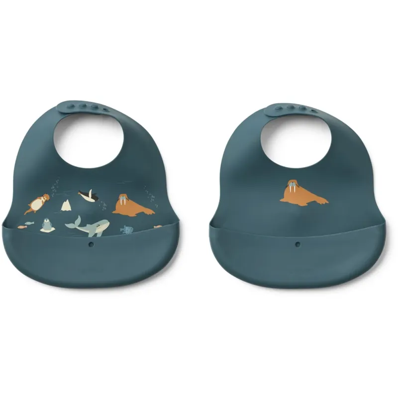 Kundfavorit LIEWOOD Arctic Sea / Ocean View Ember Printed Haklapp 2-Pack