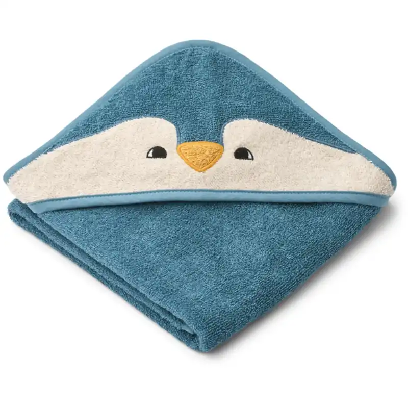 Extra rabatt LIEWOOD Oceanview Mix Albert Penguin Hooded Handduk