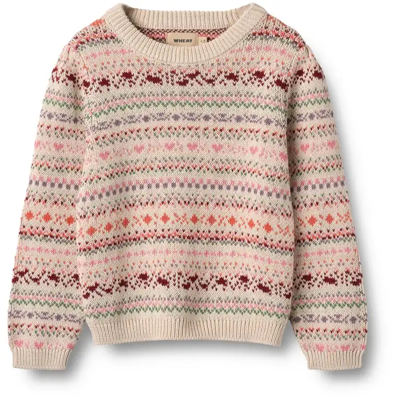 Billig Wheat Multi Jaquard Pullover Olga