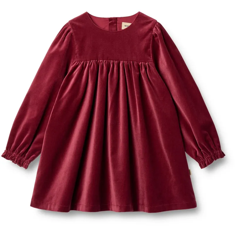 Billigare Wheat Ruby Red Klänning L/S Elvira