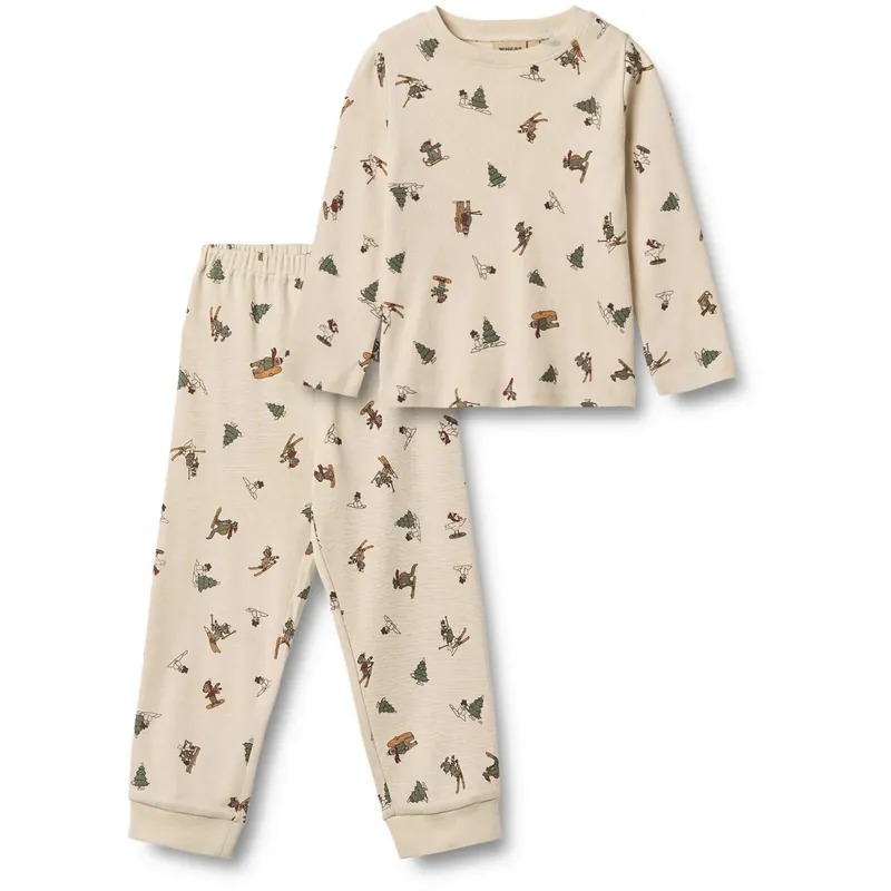 Wheat Offwhite Winterland Nightwear Milan Premium