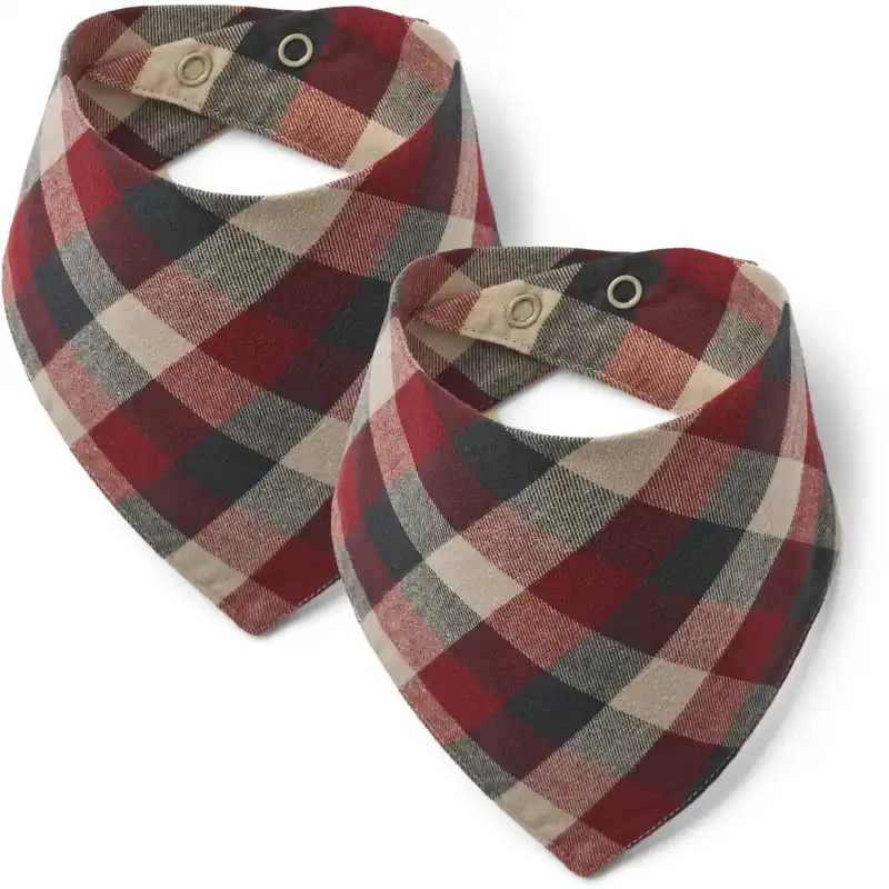 Lågt pris Wheat Red Blue Check 2 Haklapp Eden