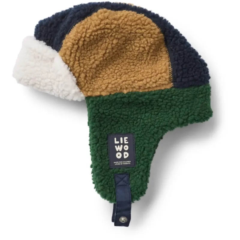 Kampanj LIEWOOD Classic Navy Multi Mix Bravo Pile Mössa