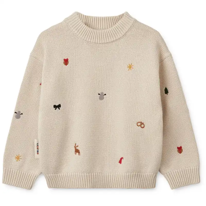 LIEWOOD Holiday / Sandy Orlane Embroidery Stickad Jumper Nyhet