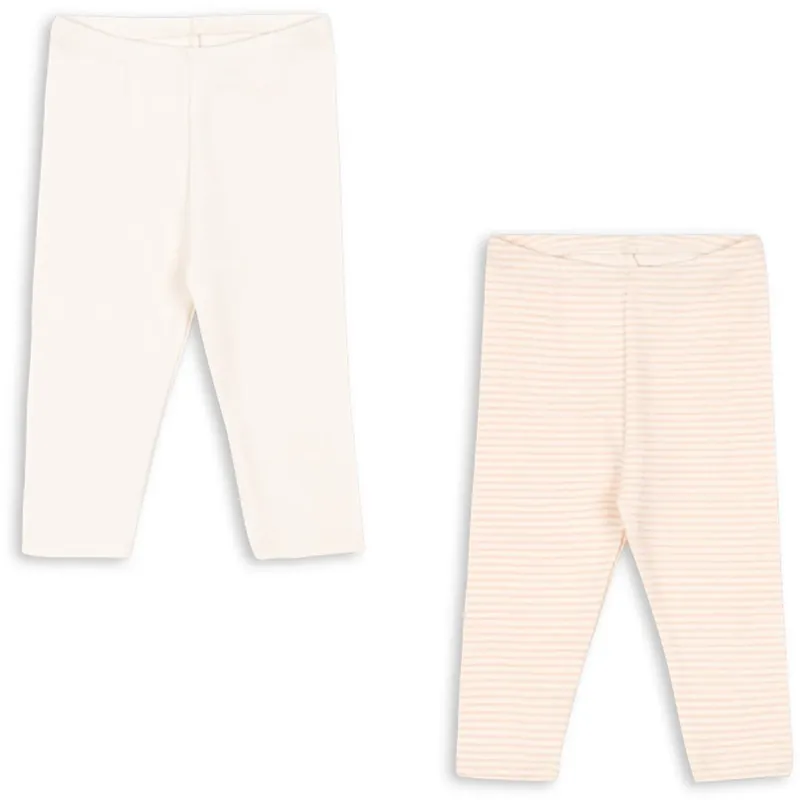 Endast denna vecka Konges Sløjd Fanga Blush Mix Fio Stripe 2 Pack Byxor OCS