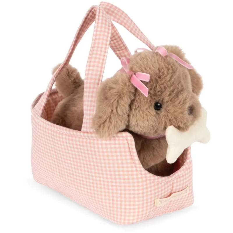 Konges Sløjd Pink Check Maude Puppy Säker betalning