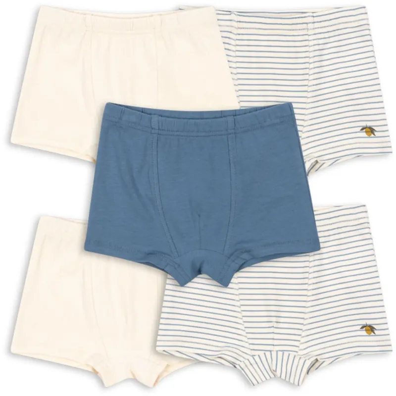 Begränsat erbjudande Konges Sløjd Boy Mix Pack Basic 5 Pack Boy Kalsonger GOTS