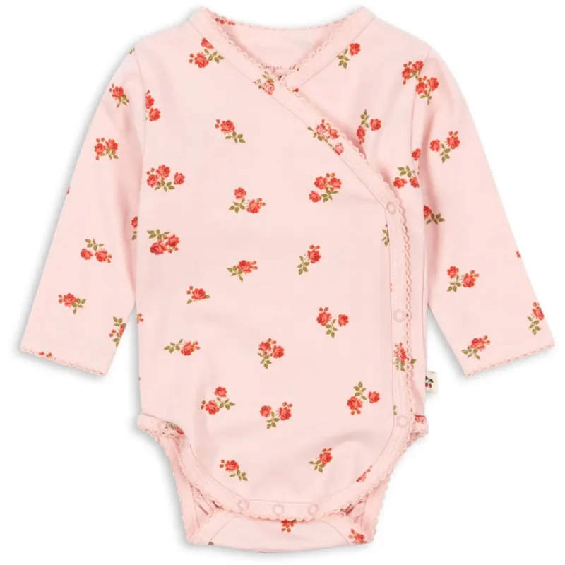 Nedsatt pris Konges Sløjd Rosa Pink Basic Ls Newborn Body GOTS