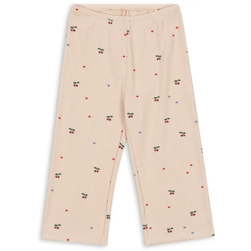 Konges Sløjd Cherry Coeur Blush Ella Byxor GOTS Outlet