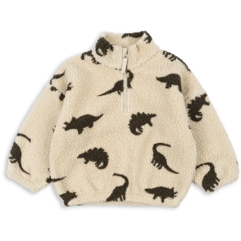 Begränsat erbjudande Konges Sløjd Dino Silhouette Jody Nallebjörn Half Zip Grs