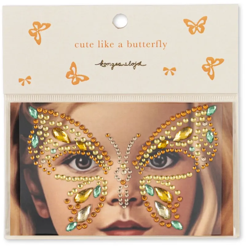 Konges Sløjd Purple Rain Butterfly Face Jewels Billig