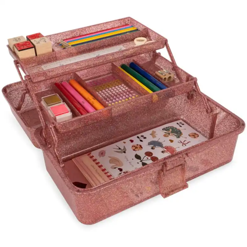 Sista chansen Konges Sløjd Glitter Rose Creative Art Caddy