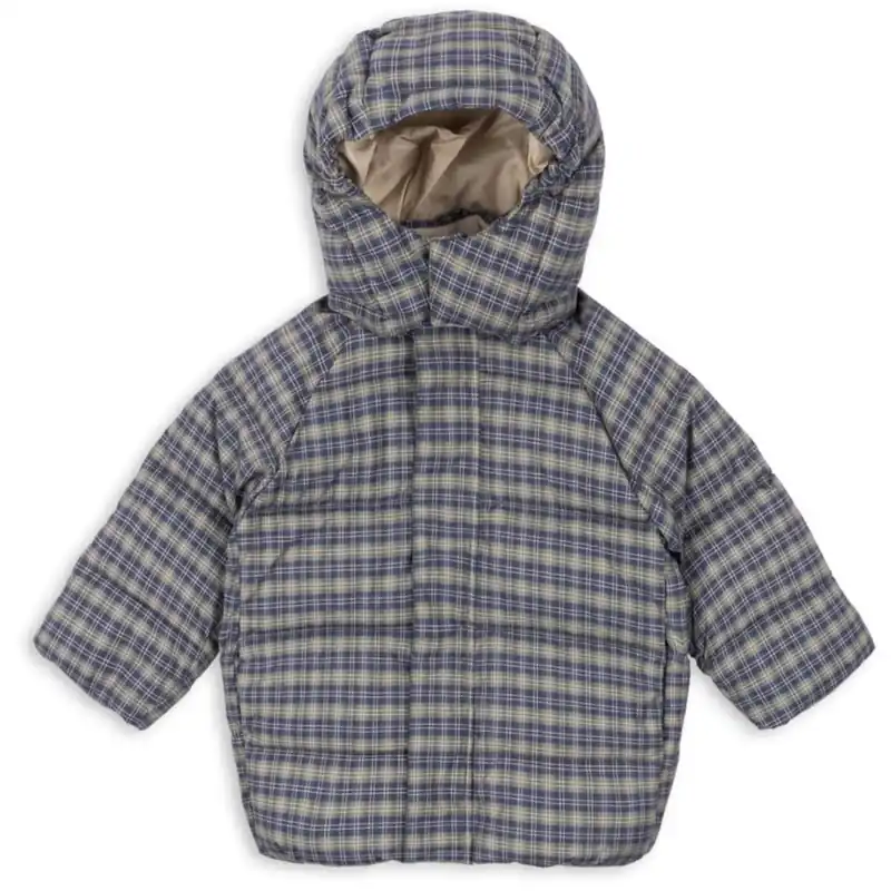Konges Sløjd Laurel Blue Check Nuka Deux Jacka Grs Snabb frakt
