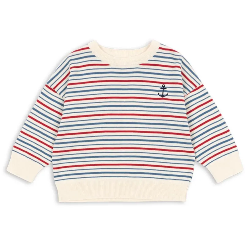 Konges Sløjd Antique Stripe Manis Stickad Sweater Populär