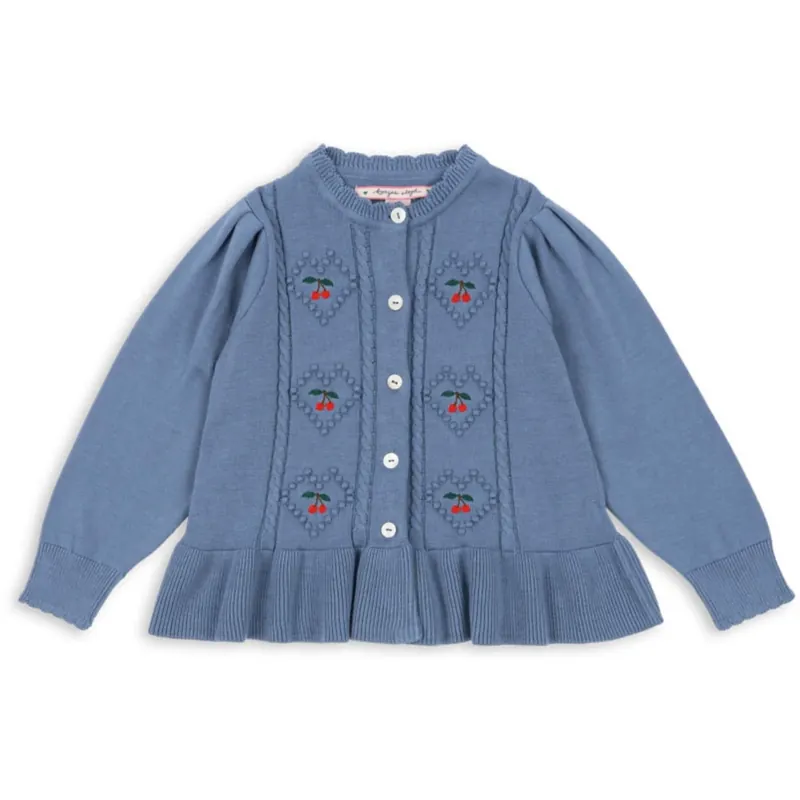 Konges Sløjd Country Blue Soleil Cardigan GOTS Köp online