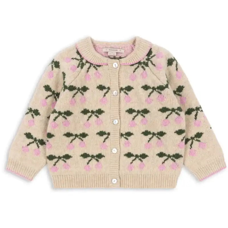 Beställ idag Konges Sløjd Cherry Belou Stickad Krage Cardigan