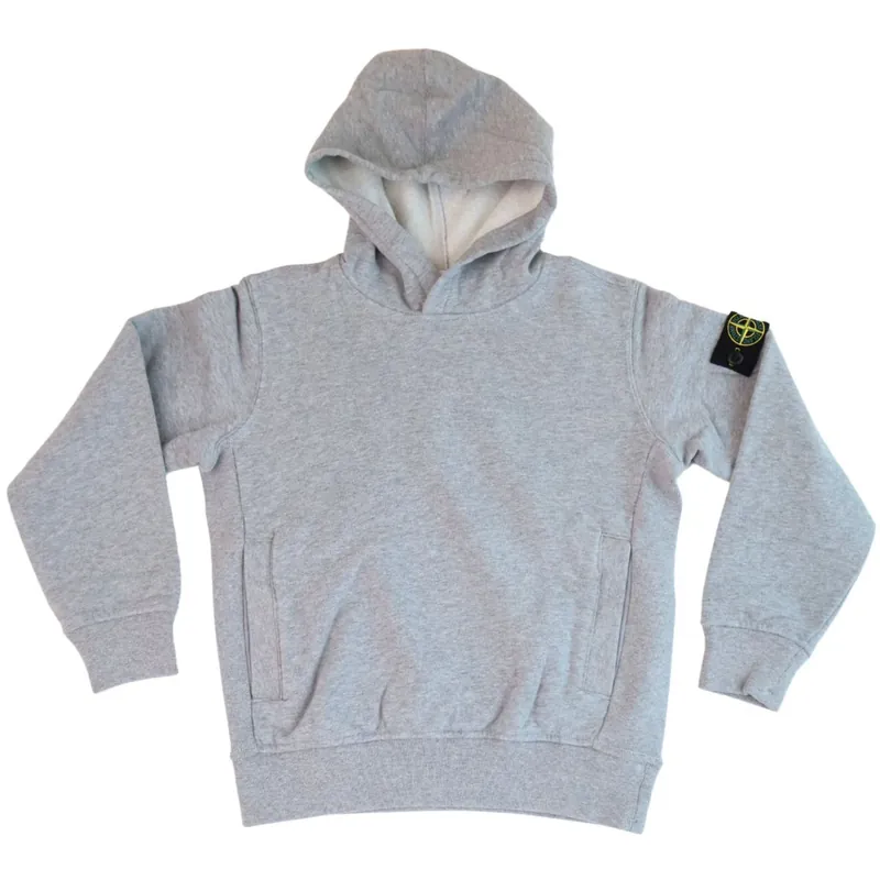Stone Island Melange Grey Hoodies Sweater Beställ nu