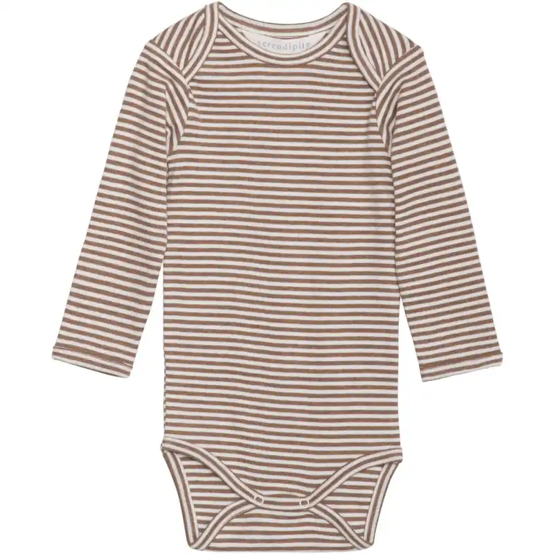 Trygg betalning Serendipity Almond/Offwhite Baby Body Stripe