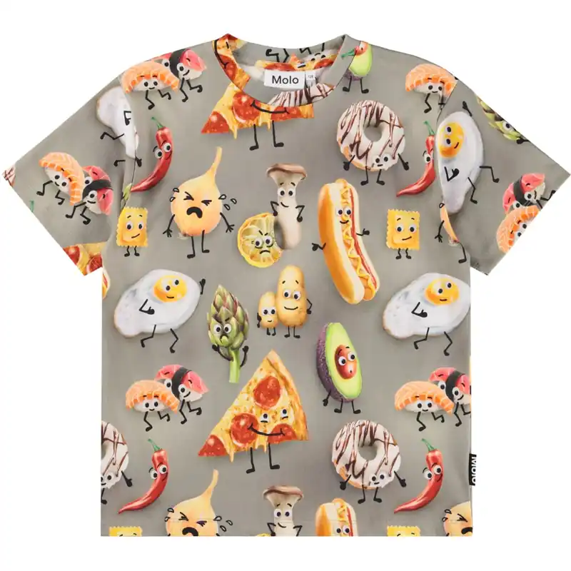 Snabb frakt Molo Moody Foods Riley T-shirt