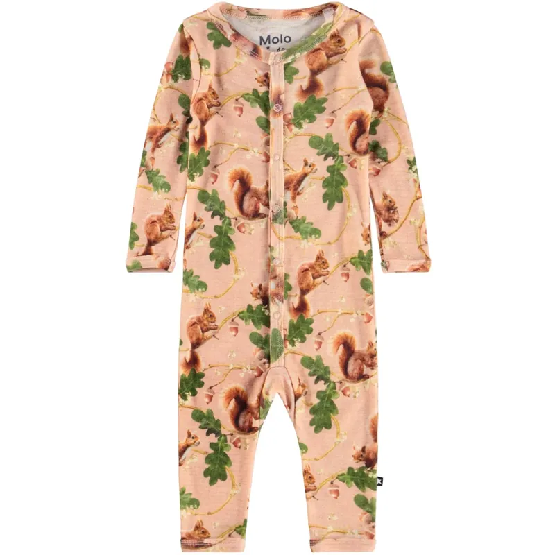 Molo Squirrel Harmony Fahari Ull Bodysuits Jersey Rabatt