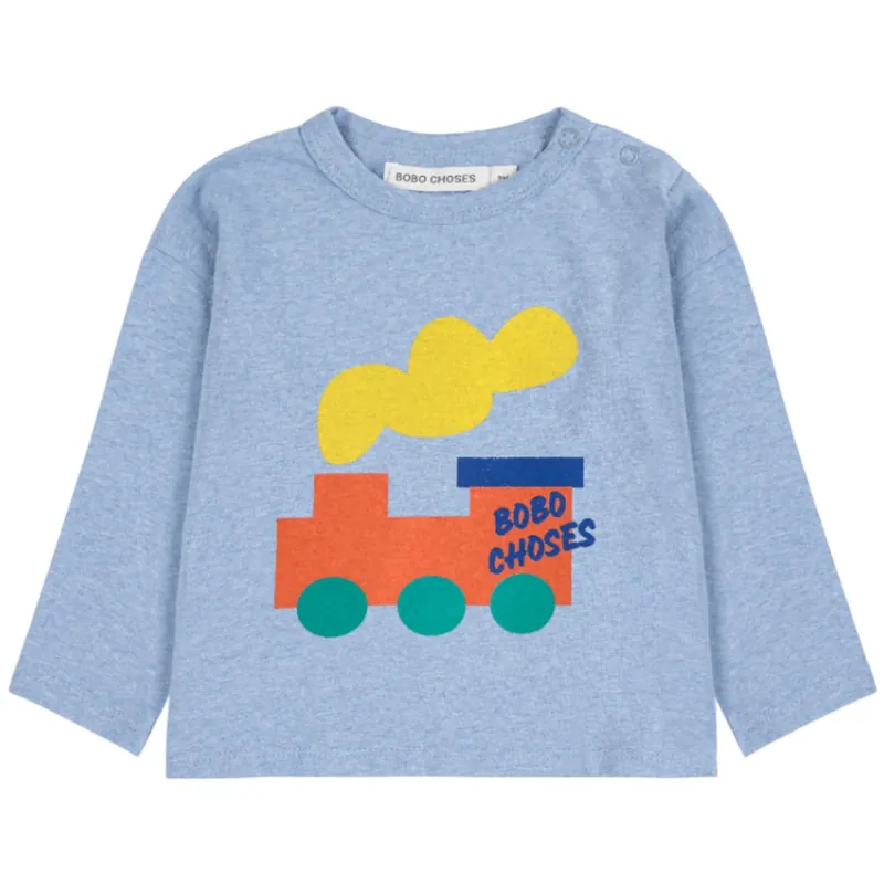 Bobo Choses Light Blue Bobo Choo Choo T-Shirt Kundfavorit