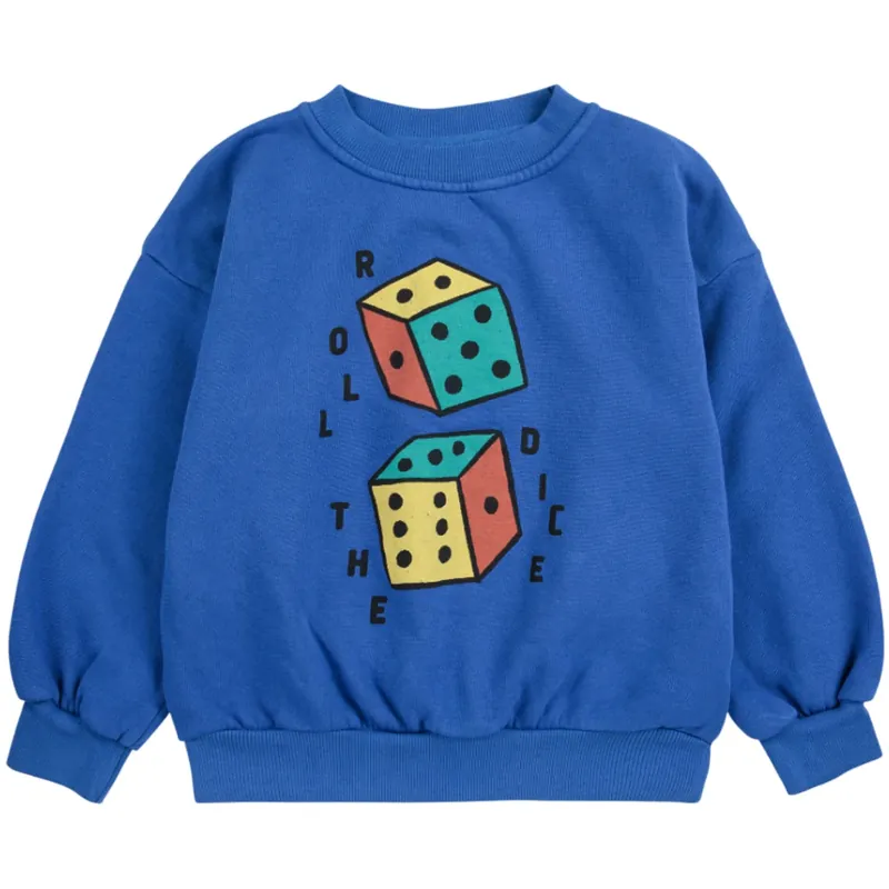 Nyhet Bobo Choses Blue Roll The Dice Sweatshirt