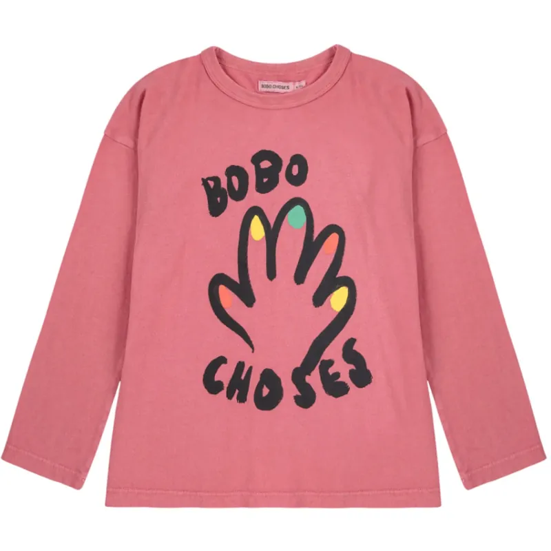 Beställ idag Bobo Choses Pink High Five T-Shirt