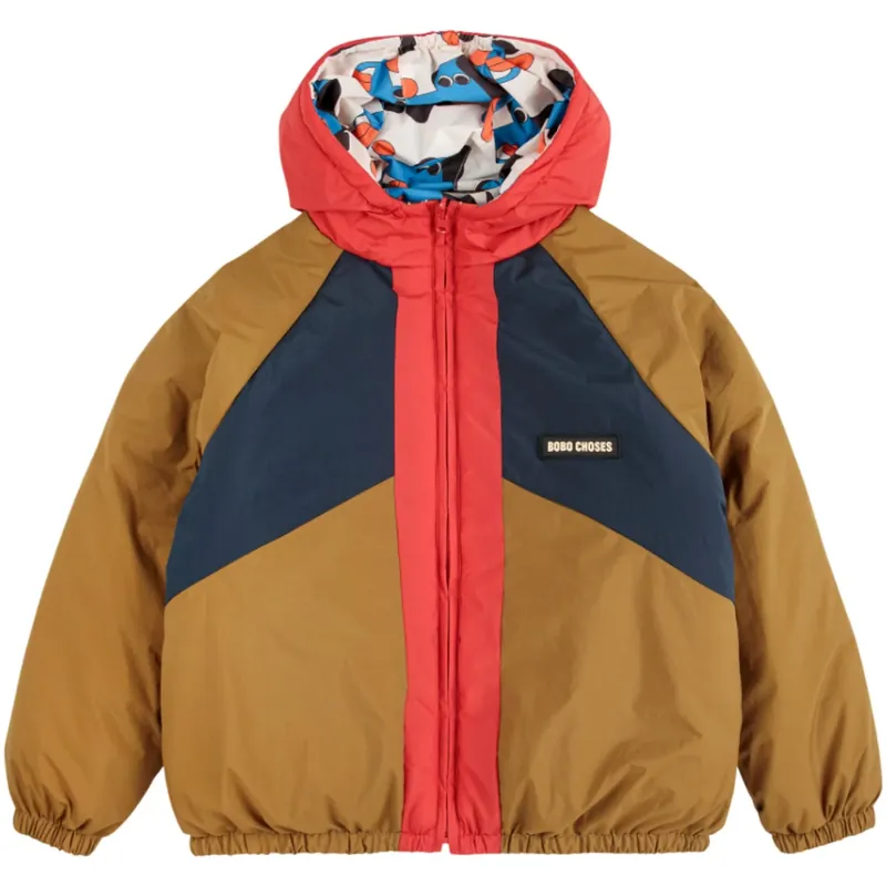 Billigare Bobo Choses Offwhite Doggy Mate All Over Reversible Anorak