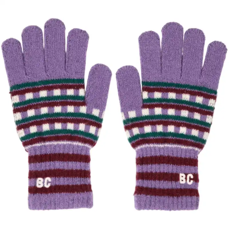 Erbjudandepris Bobo Choses Purple Jacquard Long Handskar