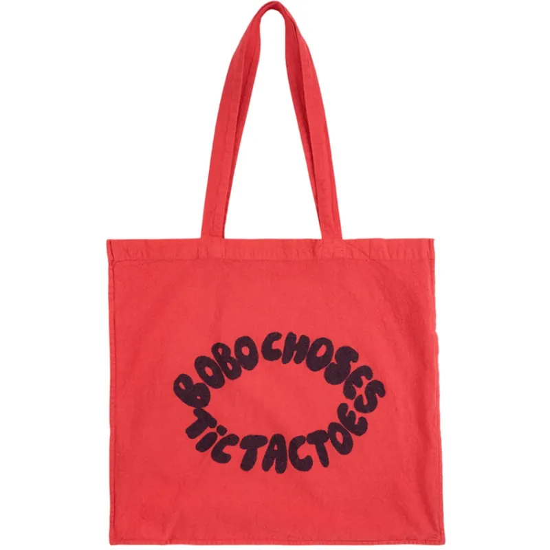 Bobo Choses Red Tic Tac Toe Tote Väska Pack 10Ud Sista chansen