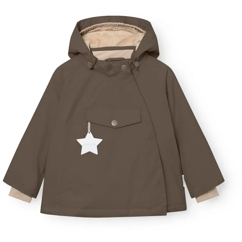 Köp online Mini A ture Tarmac Green Matwang Fleece Lined Winter Jacket. GRS
