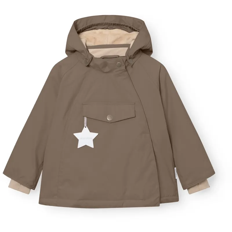 Populär Mini A ture Morel Grey Matwang Fleece Lined Winter Jacket. GRS