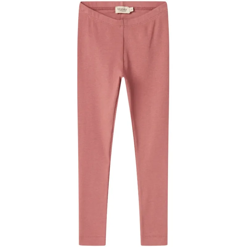 MarMar Modal Fine Rib Perished Rose Leggings Fynd