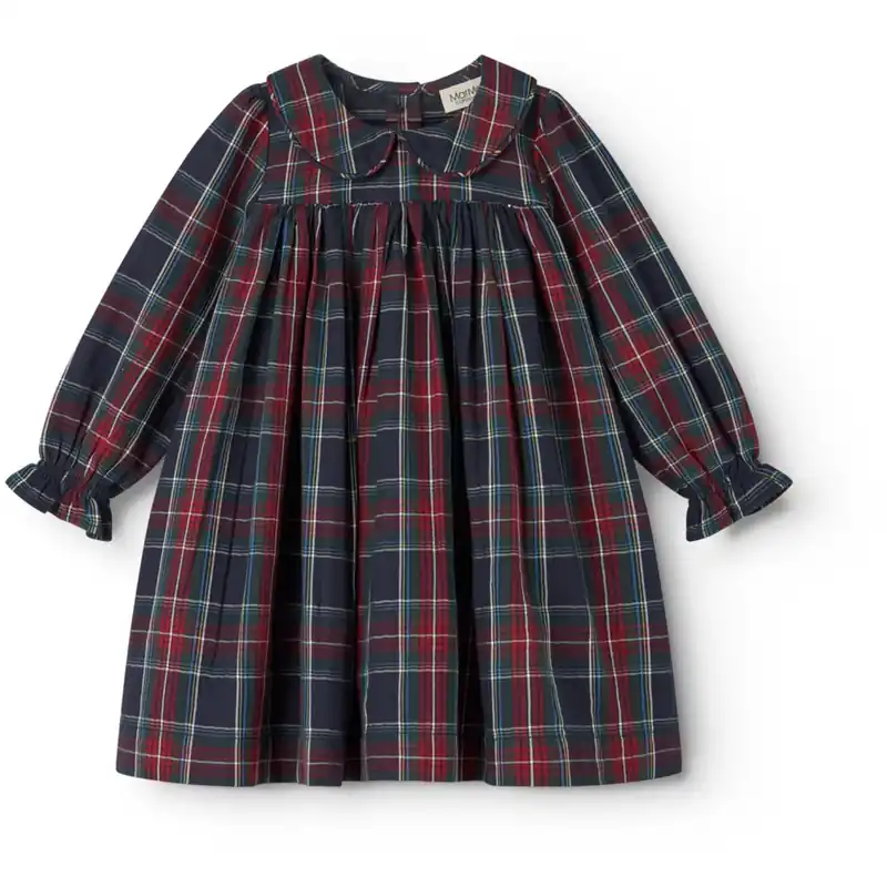 MarMar Check Pilot Navy Check Dulla B LS Klänning Köp online