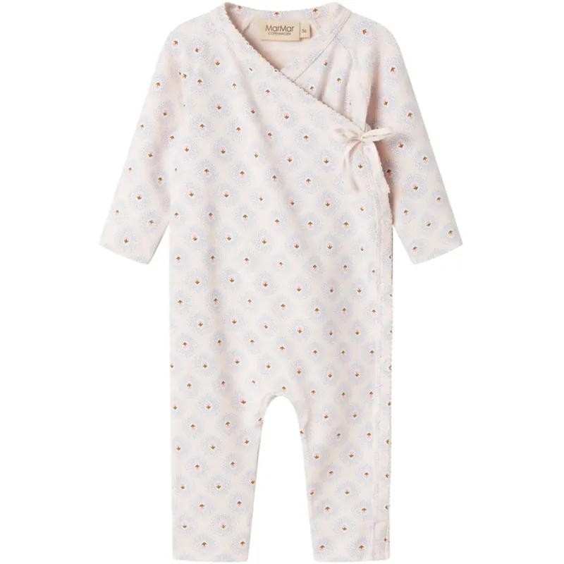 Nedsatt pris MarMar New Born Modal Smooth Print Little Tulip Rula Onesies