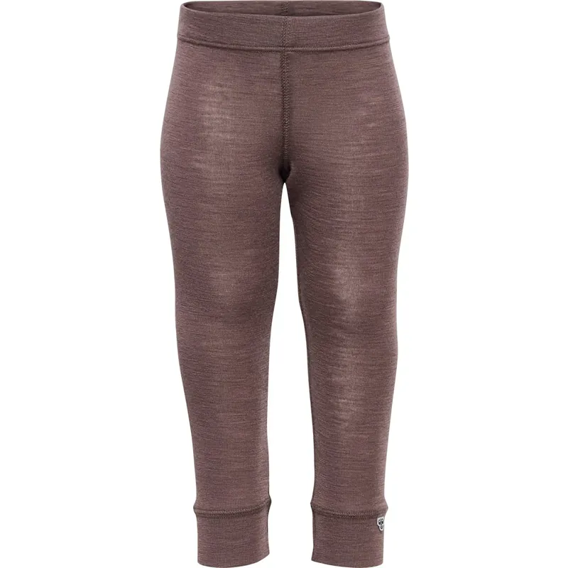 Lågt pris Hummel Twilight Mauve Mini Ull Rib Leggings